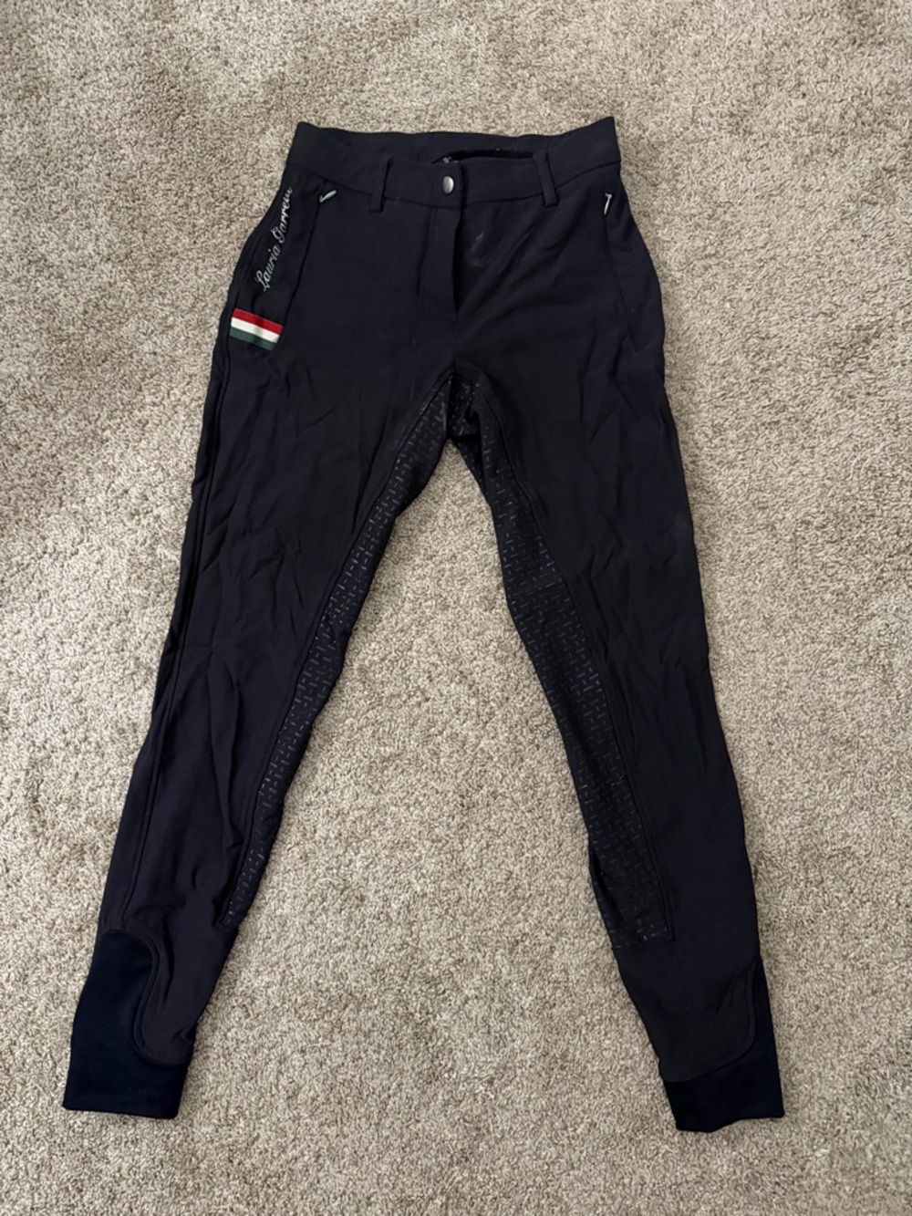 Lauria Garelli Equestrian Navy Full Seat Breeches